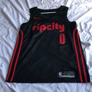 2017 Damian Lillard city edition jersey